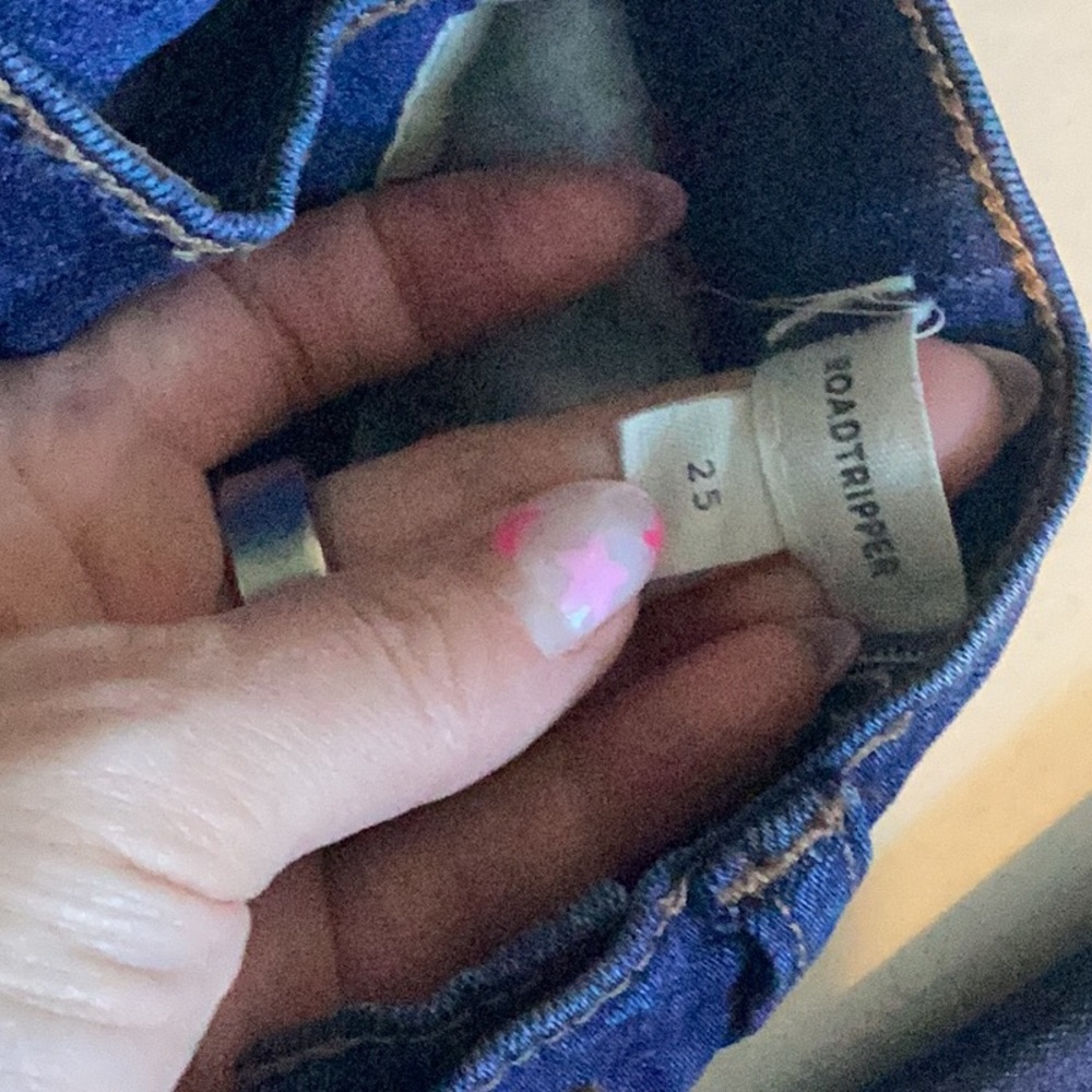 Madewell Roadtripper Dark Blue Straight Leg Jeans 25 - Picture 2 of 2